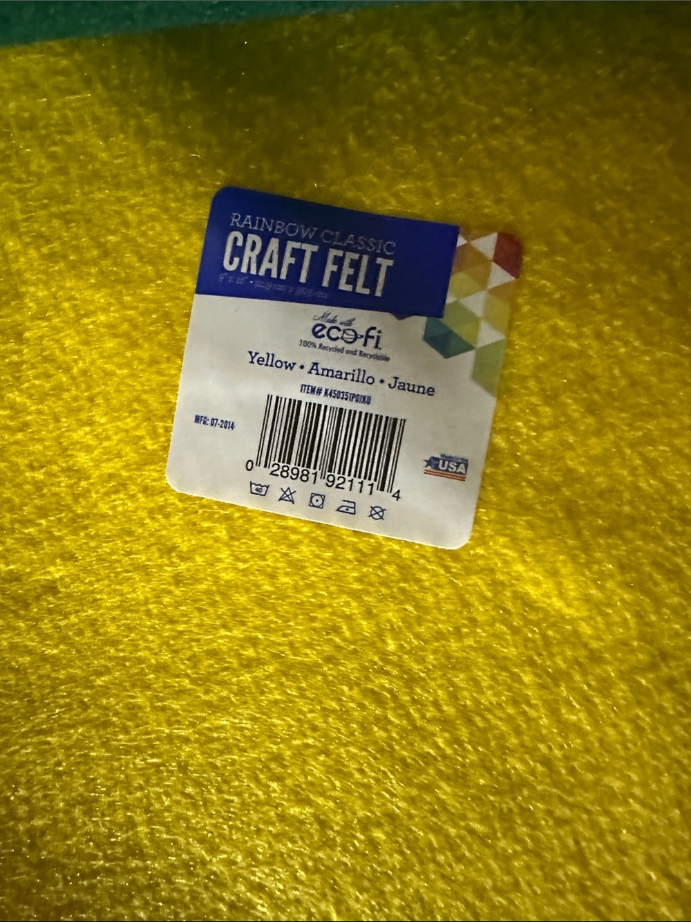 - Multicolor Felt Fabric Pack - Picture 3 of 3
